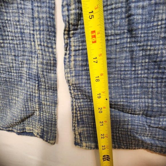 Zenana Women's Medium Washed Hazel Blue Wide Leg Overall Size S - Picture 6 of 7